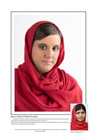 Jane Liz es Malala, una de las protagonistas de &#34;Mulleres con historia&#34;.