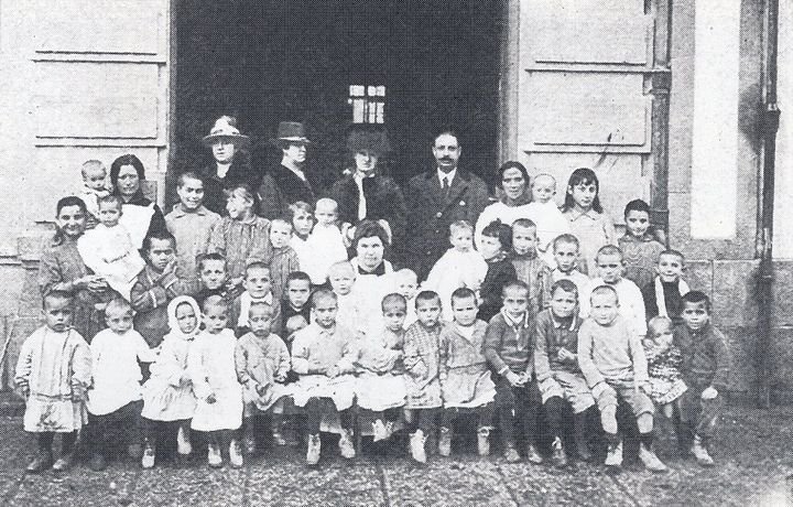 Personal del Hospital en Ourense en º1918