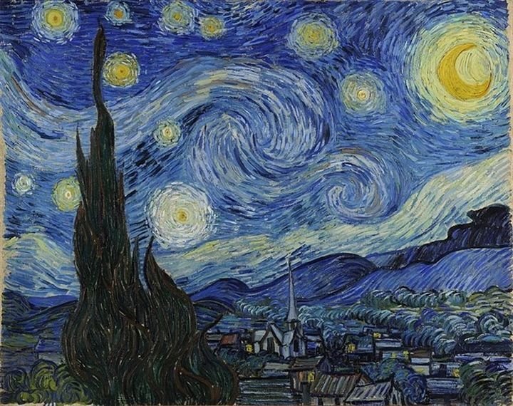 &#34;La noche estrellada&#34; de Van Gogh