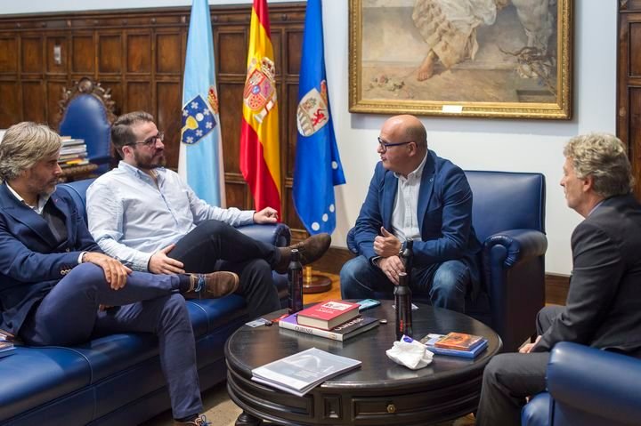 Víctor Jáuregui, José Iglesias, Manuel Baltar y Lalo García.