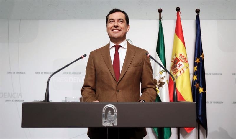 El nuevo presidente de Andalucía, Juanma Moreno (EFE)
