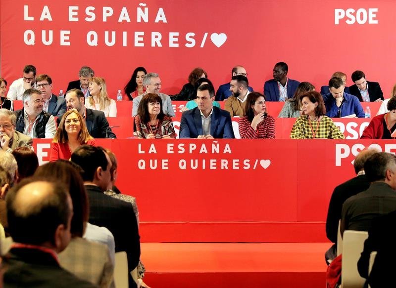 Comité Federal del PSOE en el que se aprobaron las listas
