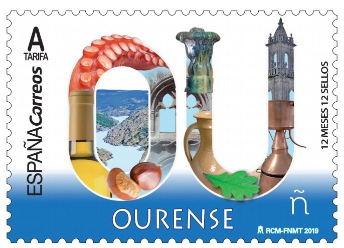 El sello de Correos que rinde homenaje a Ourense