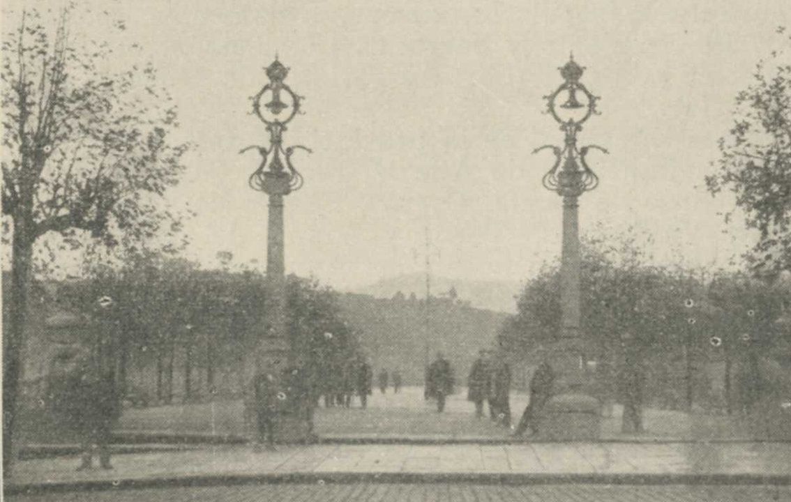 Imagen de la Alameda incluida en la guía de 1926.