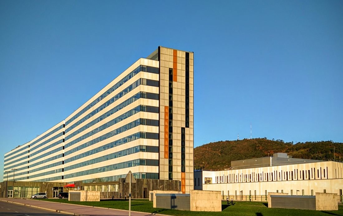 Vista del Hospital Central Universitario de Asturias (HUCA).