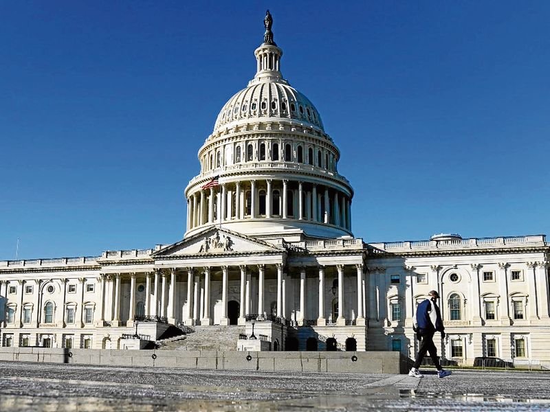 Fachada del Capitolio, sede del Congreso de Estados Unidos.