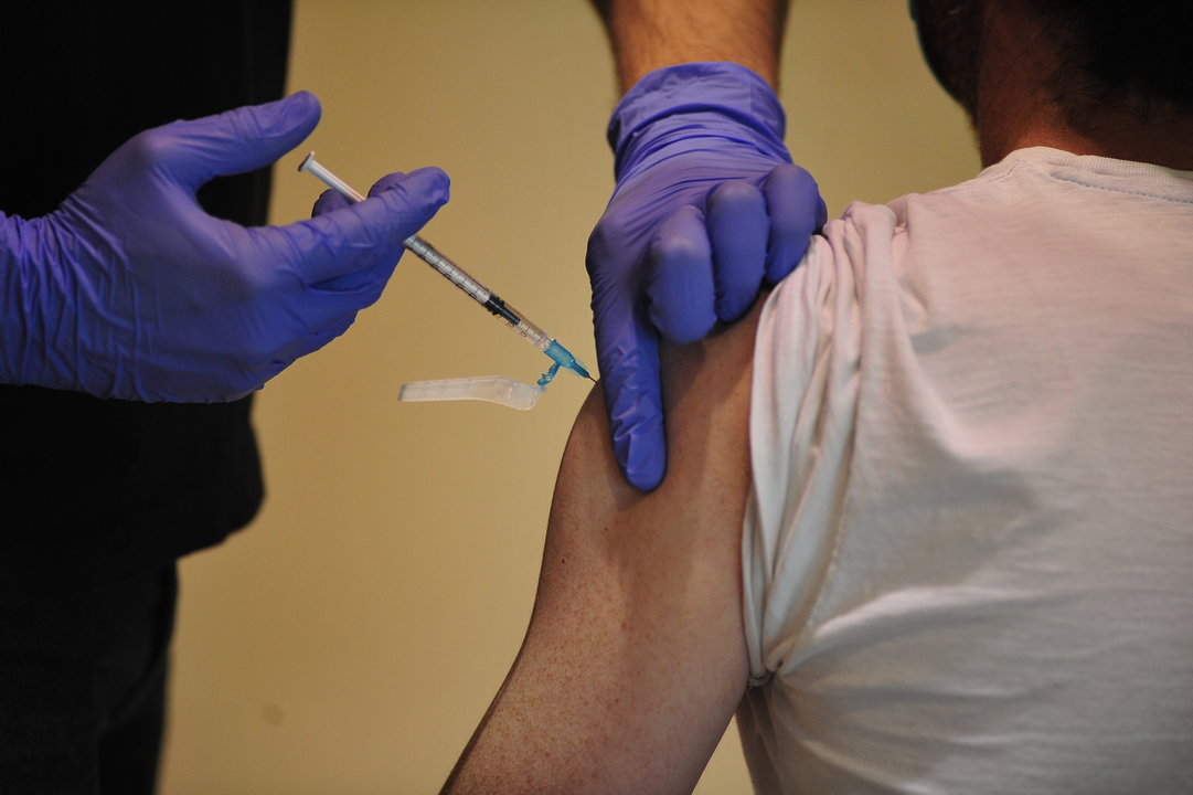 Campaña de vacunación en Expourense. José Paz
