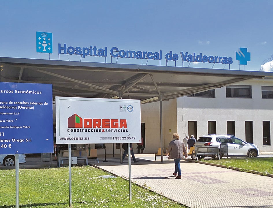 Hospital Público Valdeorras, en O Barco. (J.C.)