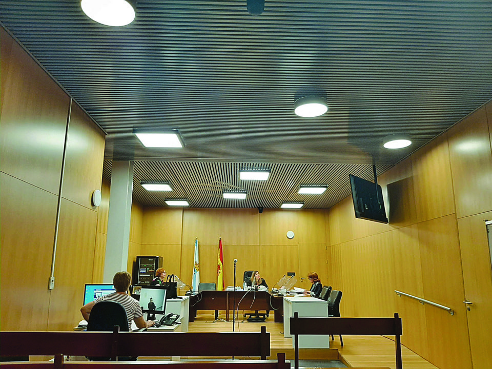 Sala del Juzgado Penal 1 de Ourense.