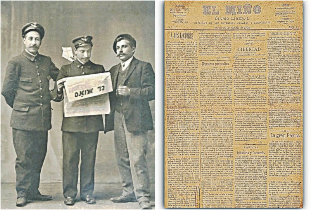 El primer número salió a la calle el 21 de octubre de 1898, a pesar de aparecer en la cabecera con el 20 como podéis ver en la fotografía de la derecha.