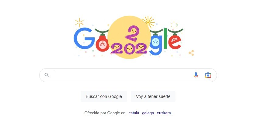 El Doodle de Google.