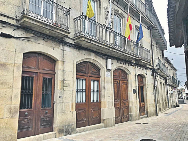 La Casa Consistorial del municipio de Boborás.