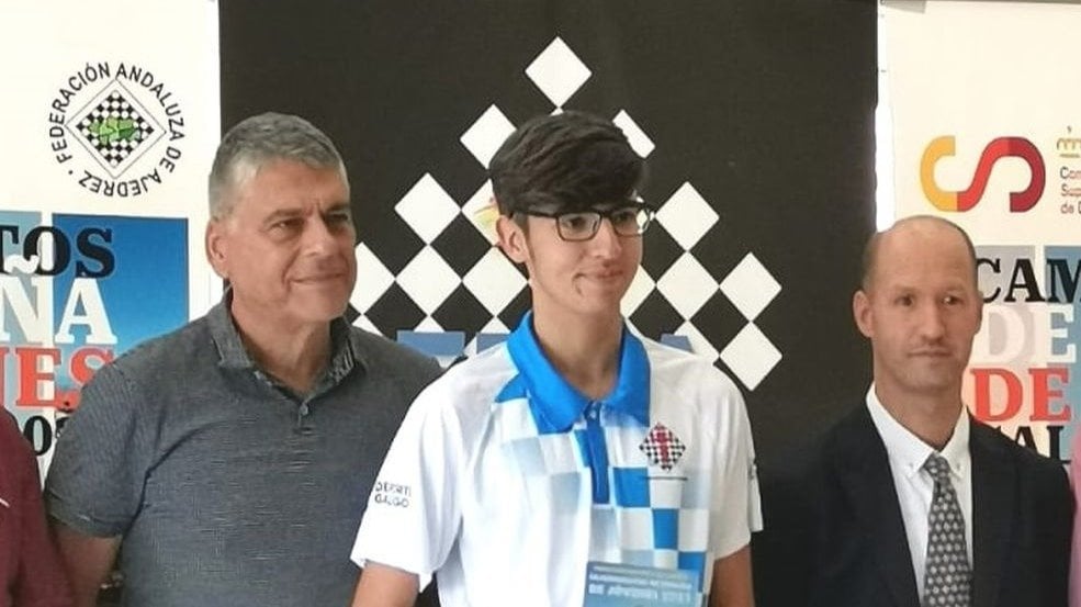 El ourensano se proclamó campeón de España de ajedrez.