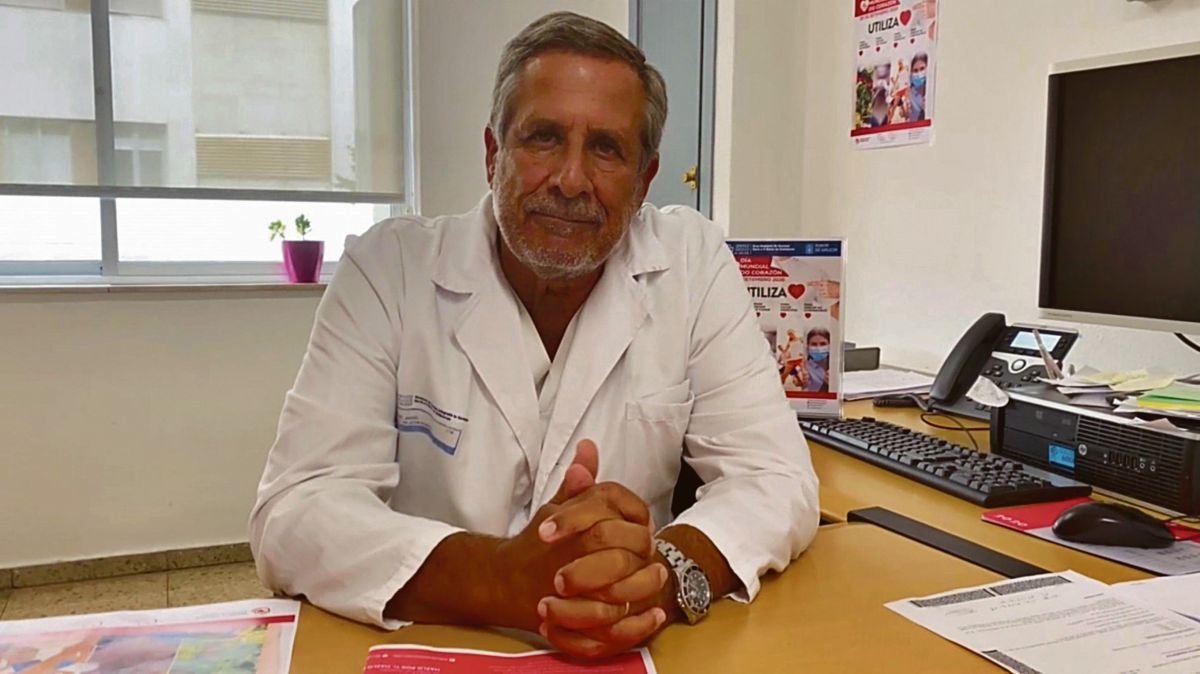 Miguel Pérez de Juan, jefe del servicio de Cardiología del CHUO.
