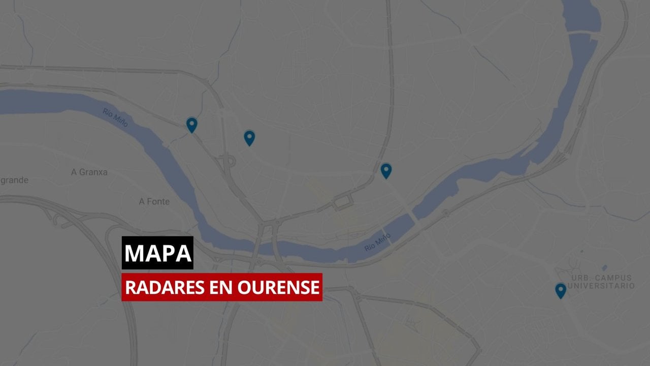 Radares en Ourense
