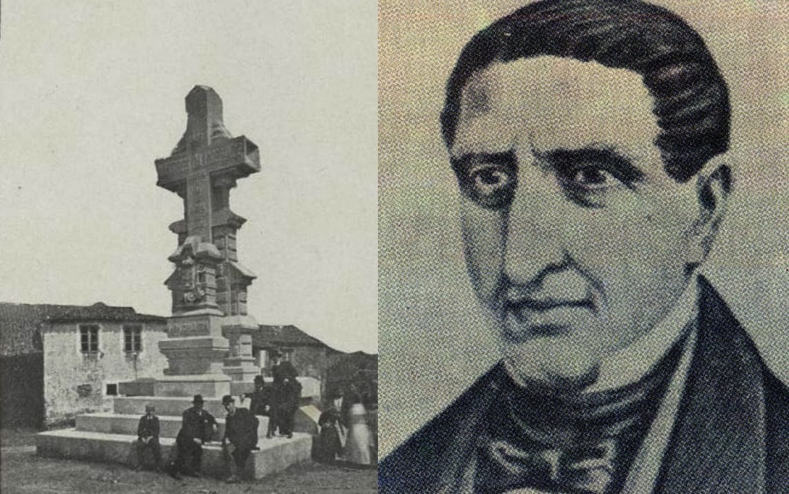 O monumento de Carral foi inaugurado en 1905. Curiosamente, ningún dos 12 soldados homenaxeados, era galego.