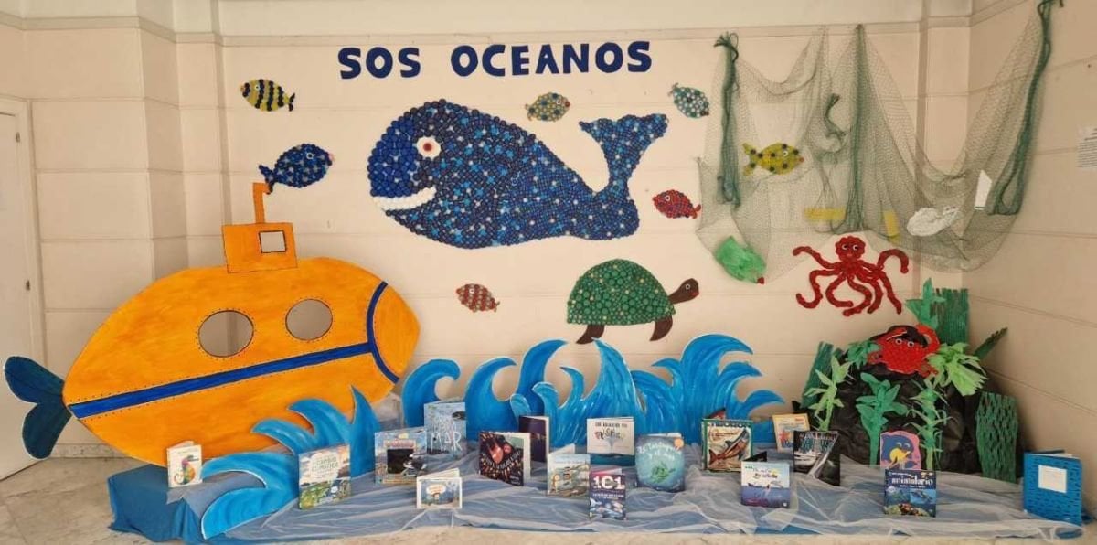 Exposición “SOS Océanos”, na Biblioteca de Ribadavia.