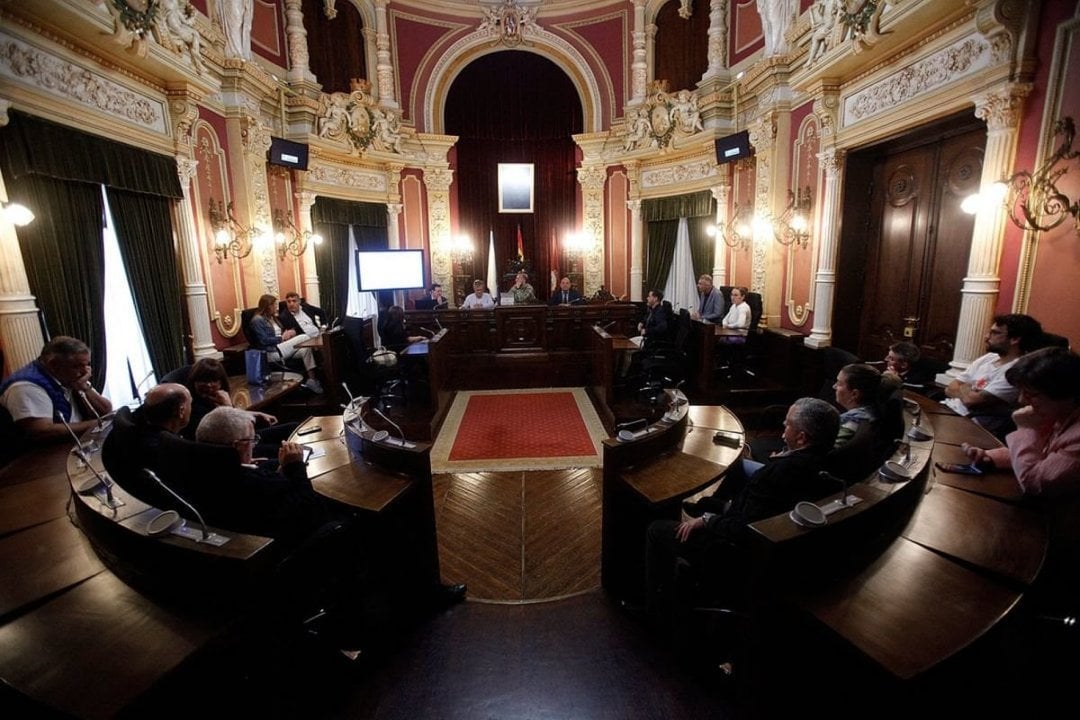 Pleno municipal del Concello de Ourense.
