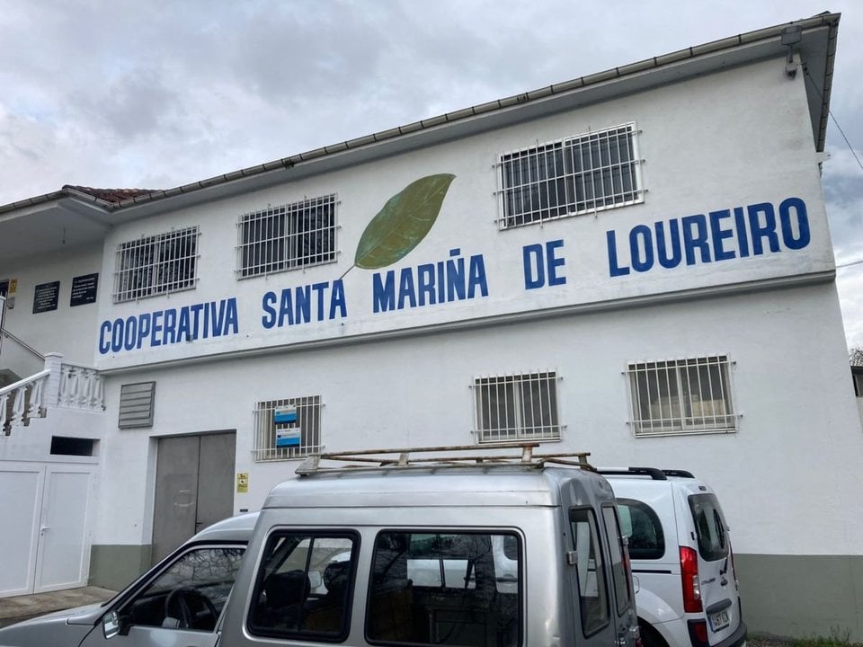 Sede de la cooperativa Santa Mariña de Loureiro.