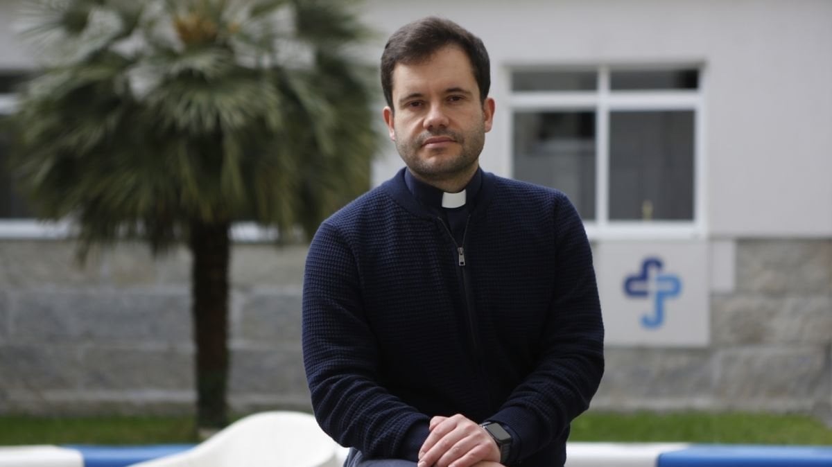 Segundo Fernández, rector del Seminario Menor de Ourense.