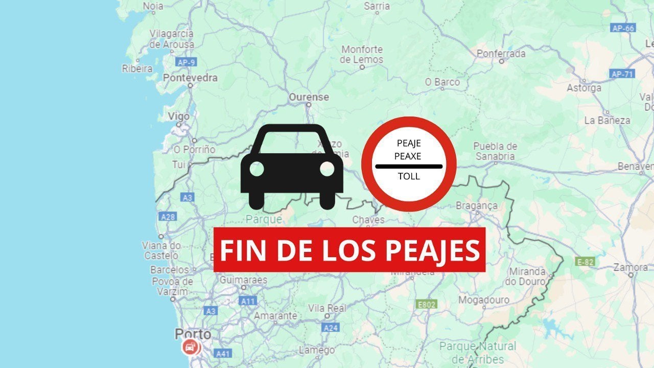 Fin peajes autovías portuguesas