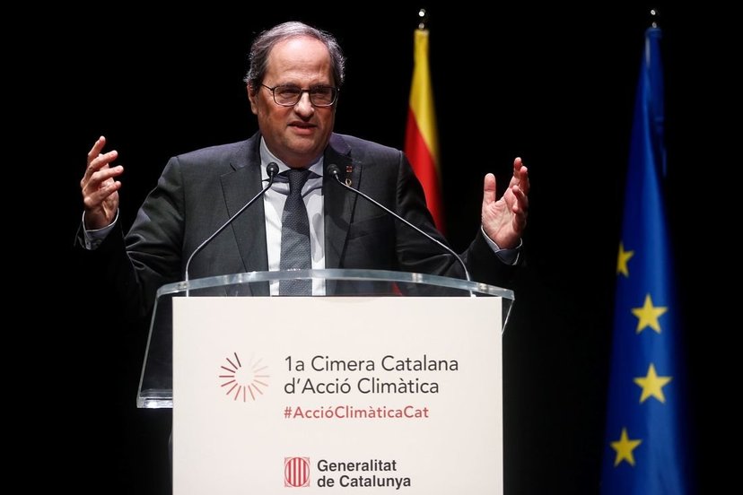 Quim Torra, presidente de la Generalitat, en un acto reciente.