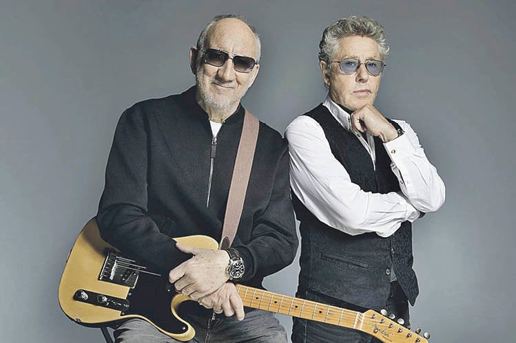 Roger Daltrey y Pete Townshend, componentes del grupo musical The Who.