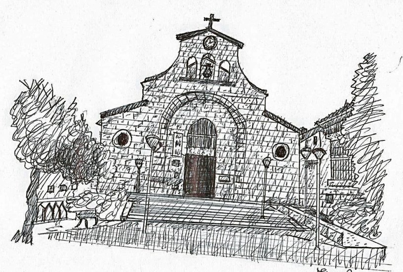 Parroquia de Santa Lucía, en Rairo