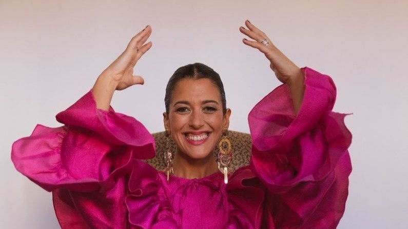 A cantante Lucía Pérez.