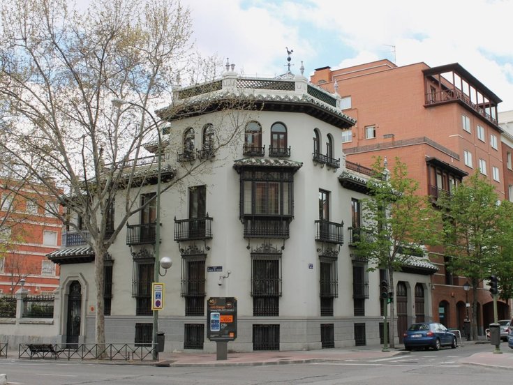 Sede del Real Instituto Elcano, en Madrid.