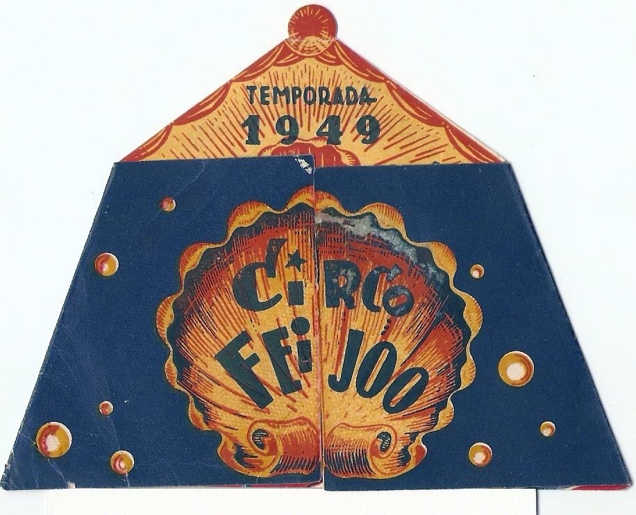 Programa de mano del circo del año 1949.