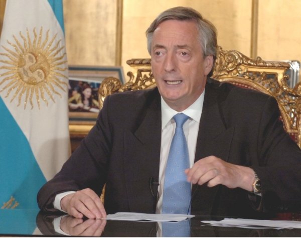 El presidente argentino, Néstor Kirchner