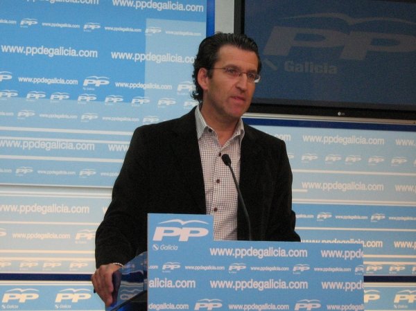 El presidente del PPdeG, Alberto Núñez Feijóo