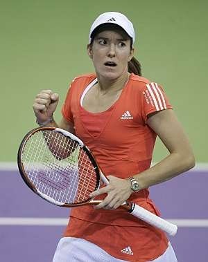La tenista belga Justine Henin.