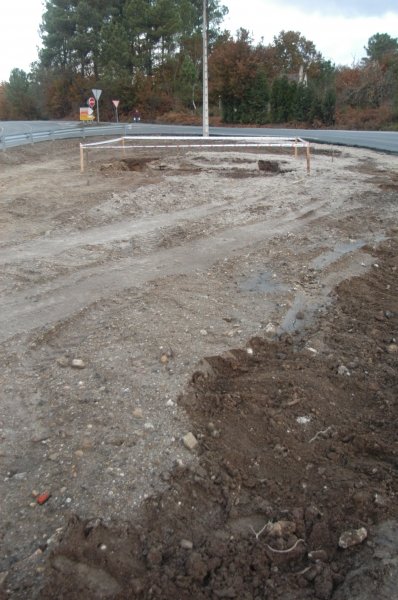 Zona donde se instalará el depósito, en Ponte Veiga.