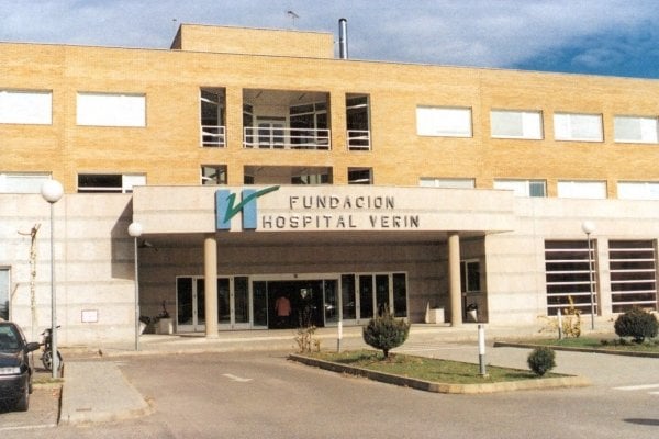 Hospital de Verín, situado en la carretera de Laza.