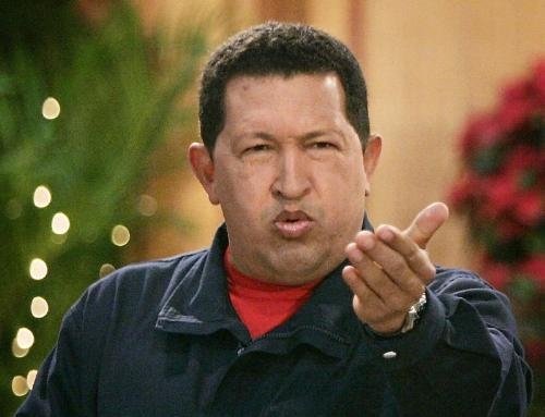 El Presidente venezolano, Hugo Chávez.