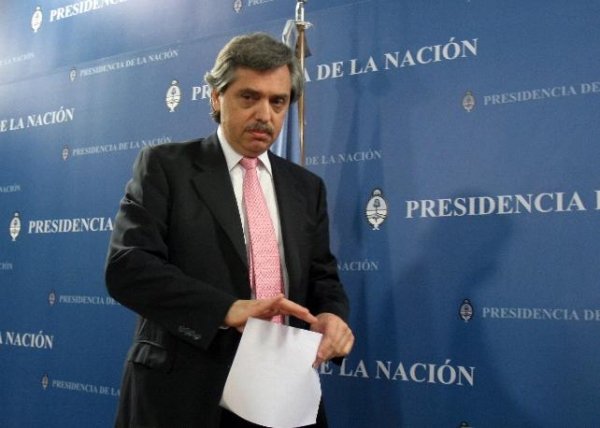 El jefe del gabinete argentino, Alberto Fernández