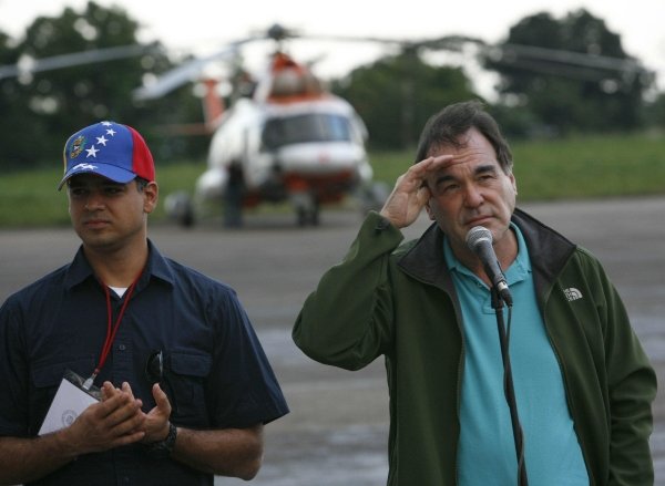 El director a su llegada a Villavicencio.