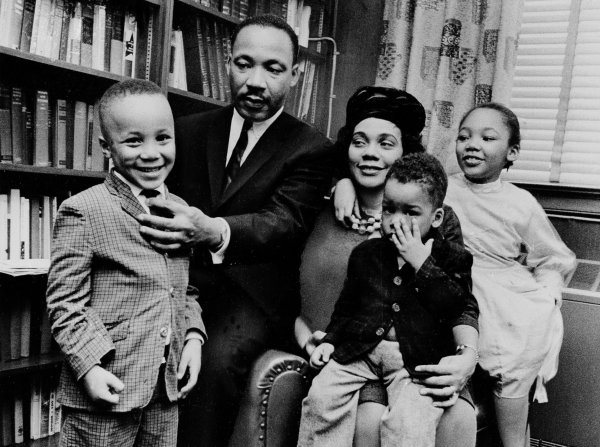 Foto de familia de Martin Luther King.