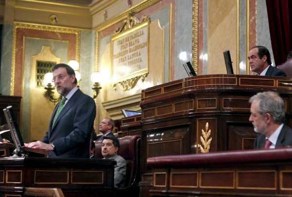 Rajoy durante su intervención.