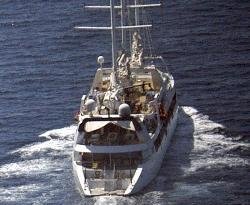 Imagen del velero secuestrado.