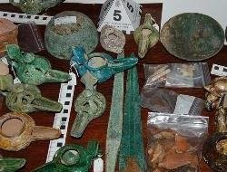 Las piezas arqueológicas expoliadas