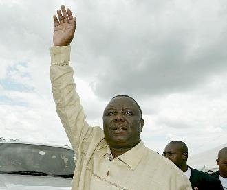 El líder de la oposición zimbabuense, Morgan Tsvangirai.