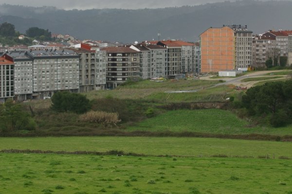 Finca Santamarina, en el barrio de Mariñamansa, donde la constructora Flager presente edificar. (Foto: José Paz)