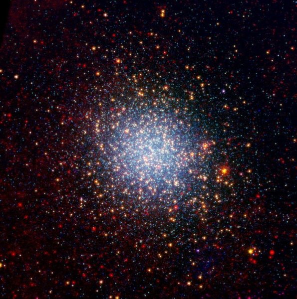 Foto captada por el telescopio Spitzer.