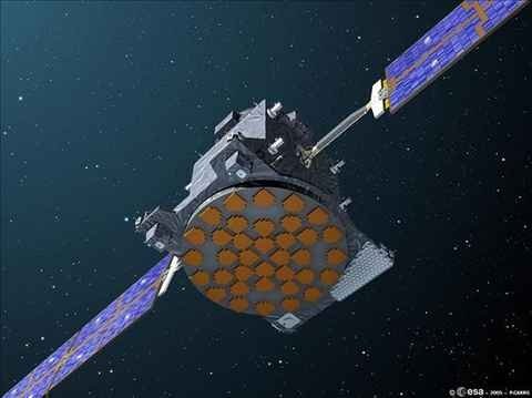 l satélite Giove A, primer eslabón del futuro sistema de navegación europeo vía satélite Galileo.