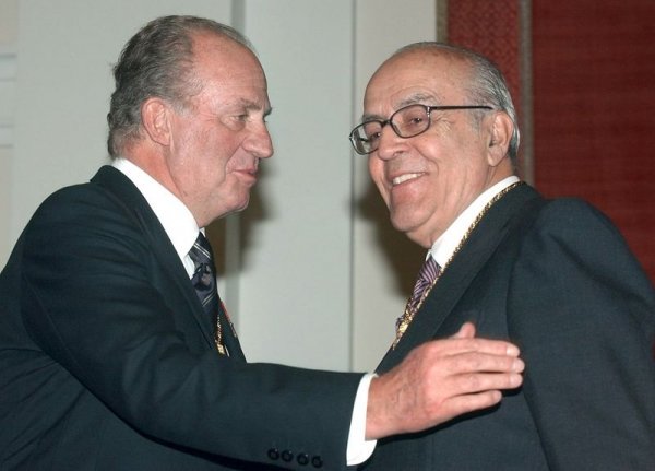Leopoldo Calvo Sotelo junto a el rey Juan Carlos