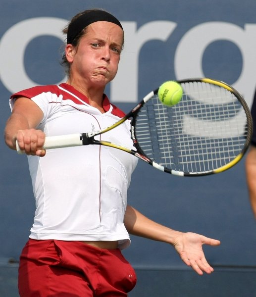 La tenista gallega, Lourdes Domínguez, en una imagen de archivo.