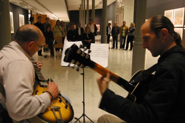 El Centro Cultural de la Diputación acogió una jam session, en la Noche de los museos (Foto: José Paz)